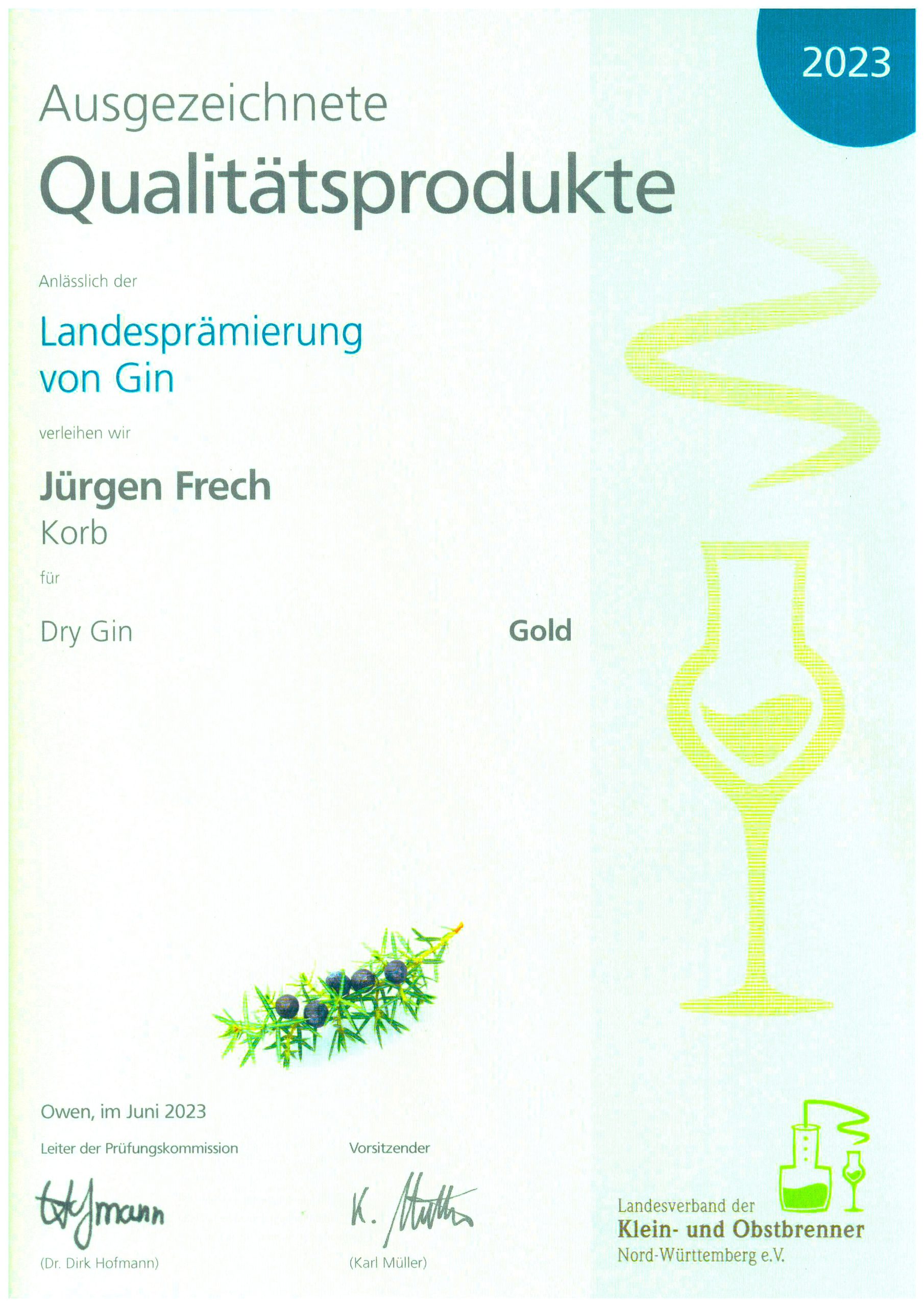 Brennerei Familie FRECH Destillate & Weine 